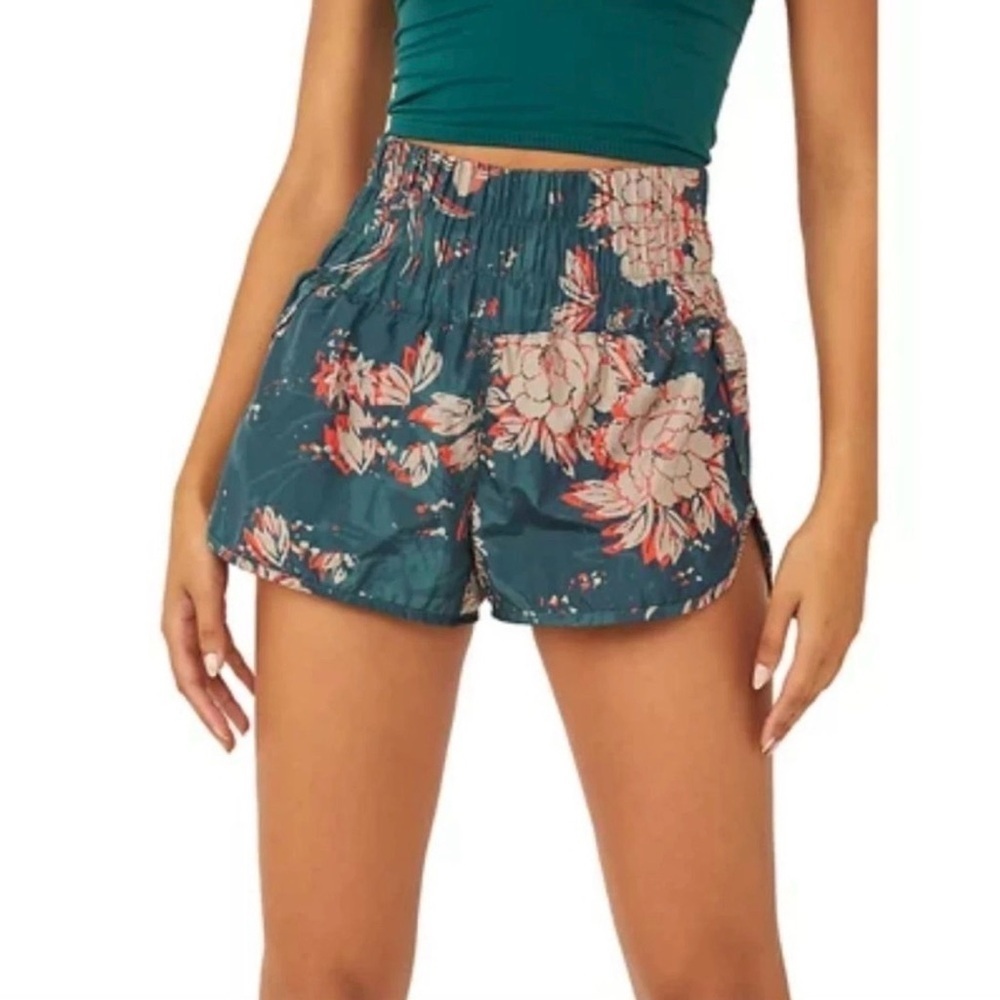 Free People Movement The Way Home Shorts In Empire Jewel Size M